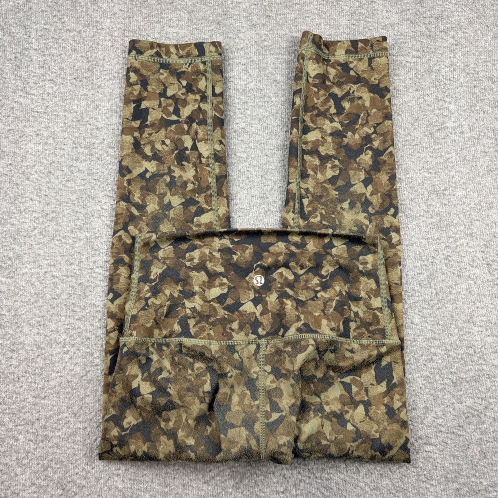 Lululemon Align High Rise Leggings 21" Size 2 Camo Heritage 365 Camo Olive Multi